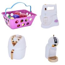 Mini Cozinha Infantil Menina Princesa Potinhos 16pç