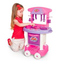 Mini Cozinha Infantil para Meninas Play Time - Cotiplás Mini Cozinha Infantil para Meninas Play Time - Cotiplás