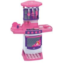 Mini Cozinha Magica Infantil Menina Com Pia Fogão e Forno - Magic Toys