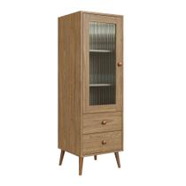 Mini Cristaleira Vêneto 2 Gavetas 42cm Mini Cristaleira Vêneto 2 Gavetas 42cm