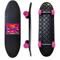 Mini Cruiser De Plástico Skate Brinquedo Infantil Para Iniciantes Unissex Até 20 kg Resistente