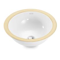 Mini Cuba de Embutir Banheiro Redonda de embutir 26cm Dotec