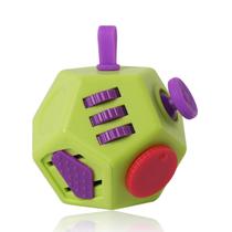 Mini Cubo Fidget UOOEFUN - Brinquedo para Crianças e Adultos (Verde)