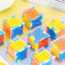 Mini Cubo Mágico 3D Transparente Labirinto Quebra-Cabeça De Velocidade Bola Rolante Brinquedo