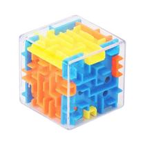 Mini Cubo Mágico Transparente 3D Labirinto Quebra-Cabeça De Velocidade Bola Rolante Brinquedo Para