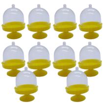 Mini Cupula E Taca 5 Em 1 Amarelo (c/10unid) 002390