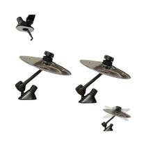 Mini Cymbal De Tambor Para Interior De Carro, Instrumento Musical De Ar Para Saída De Ar, 1/2PC,