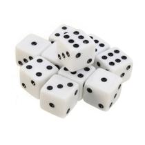 Mini Dados De Plástico Para Jogos De Tabuleiro 1Cm 10Un