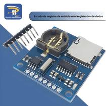 Mini Data Logger Módulo, Logging Shield para Arduino, Raspberry Pi, Gravador, Cartão SD, V1.0