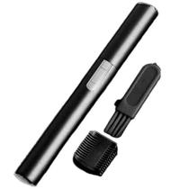 Mini Depilador Aparador Eletric Masculino -Barba Bigode Nariz Caneta Preta