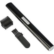 Mini Depilador Elétrico Aparador Cortar Pelo Buço Sobrancelha Nariz Caneta Preta Mini Depilador Elétrico Aparador Cortar Pelo Buço Sobrancelha Nariz Caneta Preta