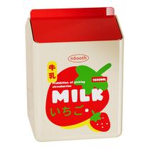 Mini Desktop Bin Cute Milk Carton Lata de lixo com tampa de 1600 ml Mini Desktop Bin Cute Milk Carton Lata de lixo com tampa de 1600 ml
