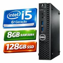 Mini Desktop Dell Core i5 6 Ger 128GB SSD 8GB DDR4 Win 10 Pro
