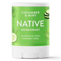Mini Desodorante Sem Alumínio, Cucumber e Mint , 14g, Native