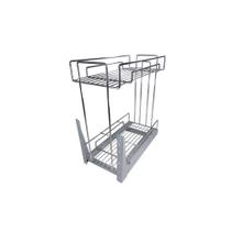 Mini despensa deslizante cromado 8679 Jomer