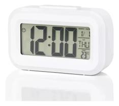 Mini despertador relógio digital temperatura luz noturna - B-max