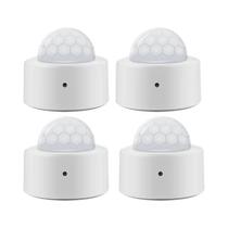 Mini Detector De Movimento PIR Zigbee Com Luz Lux Brilhante Tuya 2 Em 1 Sensor De Alarme Contra