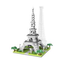 Mini Diamante Partícula Moc Paris Torre Street View Bloco De Construção Brinquedo De Decoração