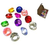 Mini Diamantes Peso Papel Cristal Vidro Decorativo Variados - Atabaska Mix