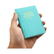 Mini Diário Calendário Semanal A7 Portátil 60 Folhas 2026 Planner Em Inglês Agenda Diária