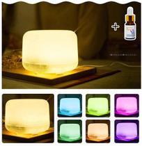 Mini Difusor Aromatizador Umidificador Com Controle Air Essencial Oleo 7 Cores Ultrassonico LED YC625 Acompanha Essência Enviada Aleatóriamente