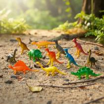 Mini Dinossauros Animais Da Fazenda Brinquedo Cenário Faz de Conta Infantil Dutoys Mini Dinossauros Animais Da Fazenda Brinquedo Cenário Faz de Conta Infantil Dutoys