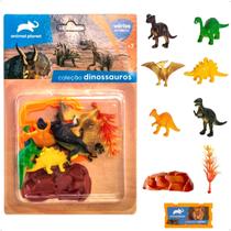 Mini Dinossauros Coleção Animal Planet 8 Peças Realistas Mini Dinossauros Coleção Animal Planet 8 Peças Realistas