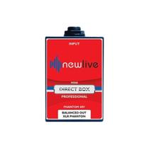Mini Direct Box Ativo Phantom New Live 1 Entrada 1 Saída