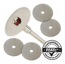 Mini Disco Serra Circular Micro Retifica Dremel Kit 06 Peças