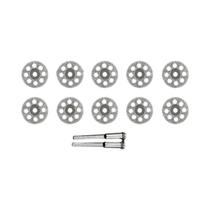 Mini Discos Afiados De Diamante, 10 Peças, Acessórios De Ferramenta Rotativa De Furo Para Corte