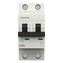 Mini Disjuntor Bipolar 50A ENERBRAS Mini Disjuntor Bipolar 50A ENERBRAS