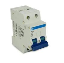 Mini disjuntor bipolar weg mdw c10a - c50a