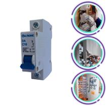 Mini Disjuntor Monopolar Termomagnético 16A Curva C Nema