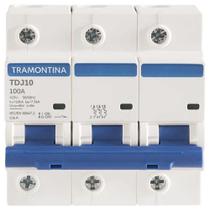 Mini Disjuntor Tramontina 3 Polos 100 A Curva C Nbr 60898 Branco