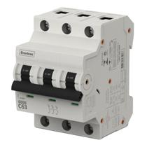 Mini Disjuntor Tripolar 63A 6KA ENERBRAS