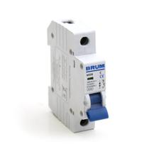 Mini Disjuntor Unipolar Padrão Din 4kA 16A Curva C - Brum