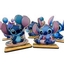Mini Display Lilo e Stitch Mdf Cru - Festa Decoração