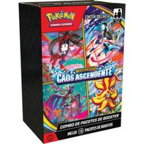 Mini display pokémon tcg me04 caos ascendente - 108 cartas copag