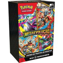 Mini display pokémon tcg megaevolução 1 - 108 cartas copag