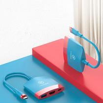 Mini Dock Conversor Video Hdmi 4k + Usb 3.0 Compatível com N. Switch