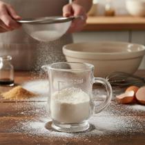 Mini Dosadora Vidro Prisma 100ml Jarra Com Alça Precisão