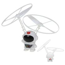 Mini Drone Astronauta Voador Boomerang LED Sensor Movimento USB Bateria Recarregavel Helice Diversao Criança Entretenimento Brincadeira Resistente Seg - Mundo LGBT