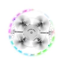 Mini Drone Aurora Ball Giro Continuo FX-41 RGB Resistente Efeito de rotação