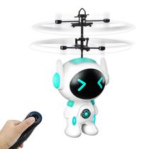 Mini drone de helicóptero Flying Robot Tcvents RC para crianças branco