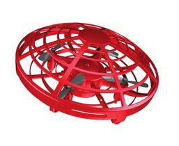 Mini Drone Disco Voador Ufo Infantil Colorido - Vermelho - Dcxam