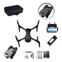 Mini Drone Profissional Infantil Câmera 4k Filma Multifuncional C/Bolsa Controle Moderno Retrátil