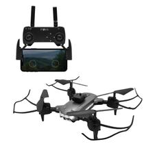 Mini Drone Profissional Wi-Fi Dobrável Câmera 720p HD GPS 1800mAh com 2 Baterias
