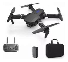 Mini Drone Semi Profissional Com Câmera Hd Controle Remoto Wi-fi 2 Baterias recarregável - Unidunitoys