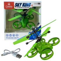 Mini Drone Voador Brinquedo Com Sensor de Mão Com Luz - Castela Mini Drone Voador Brinquedo Com Sensor de Mão Com Luz - Castela