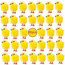 Mini Easter Chicks JUOPZKENN Decoração de Páscoa amarela x60